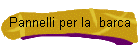 Pannelli per la barca