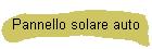 Pannello solare auto